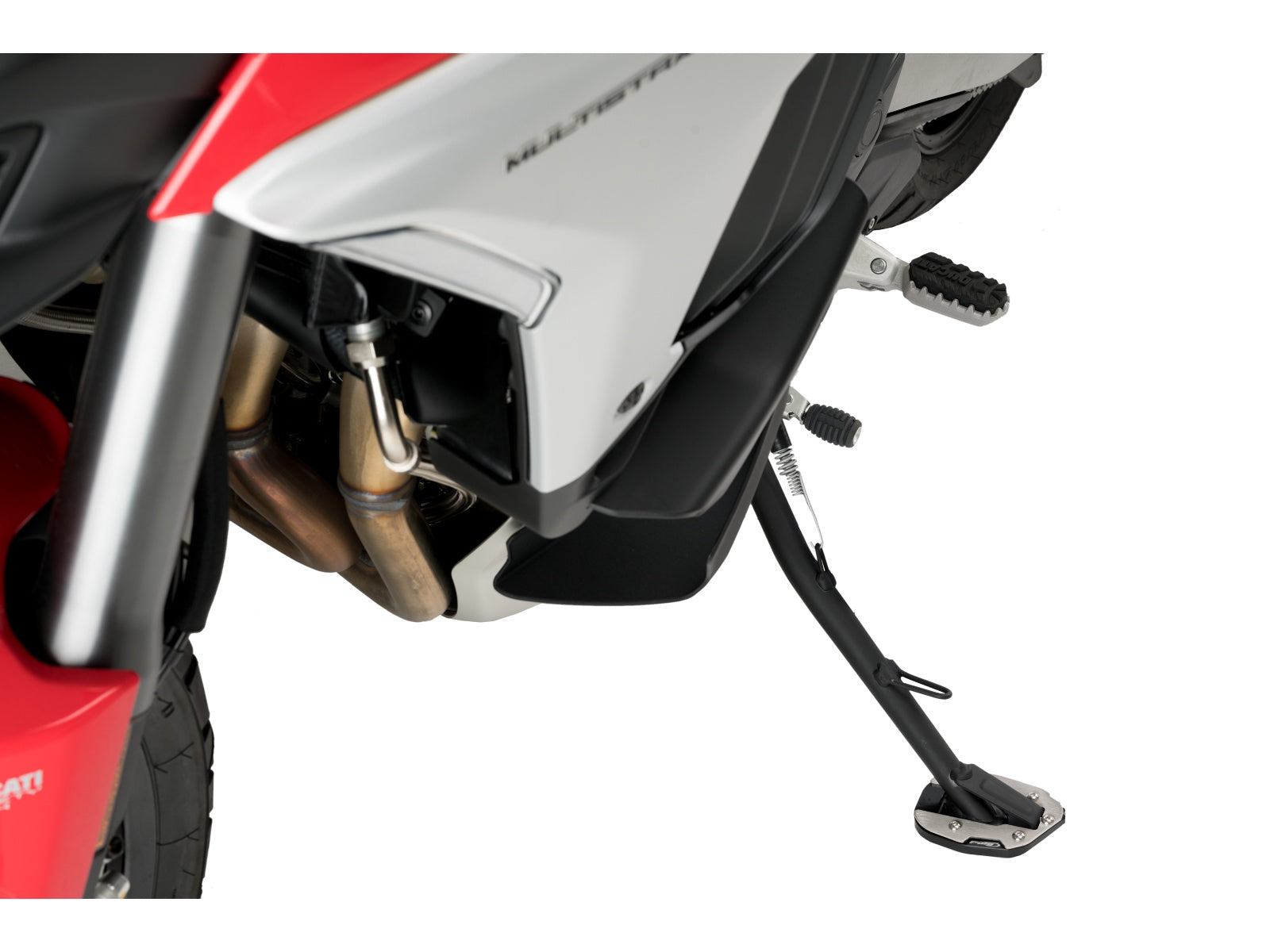 Puig Kickstand Extension Pad In Black for Ducati Scrambler Urban Motard (22-24)