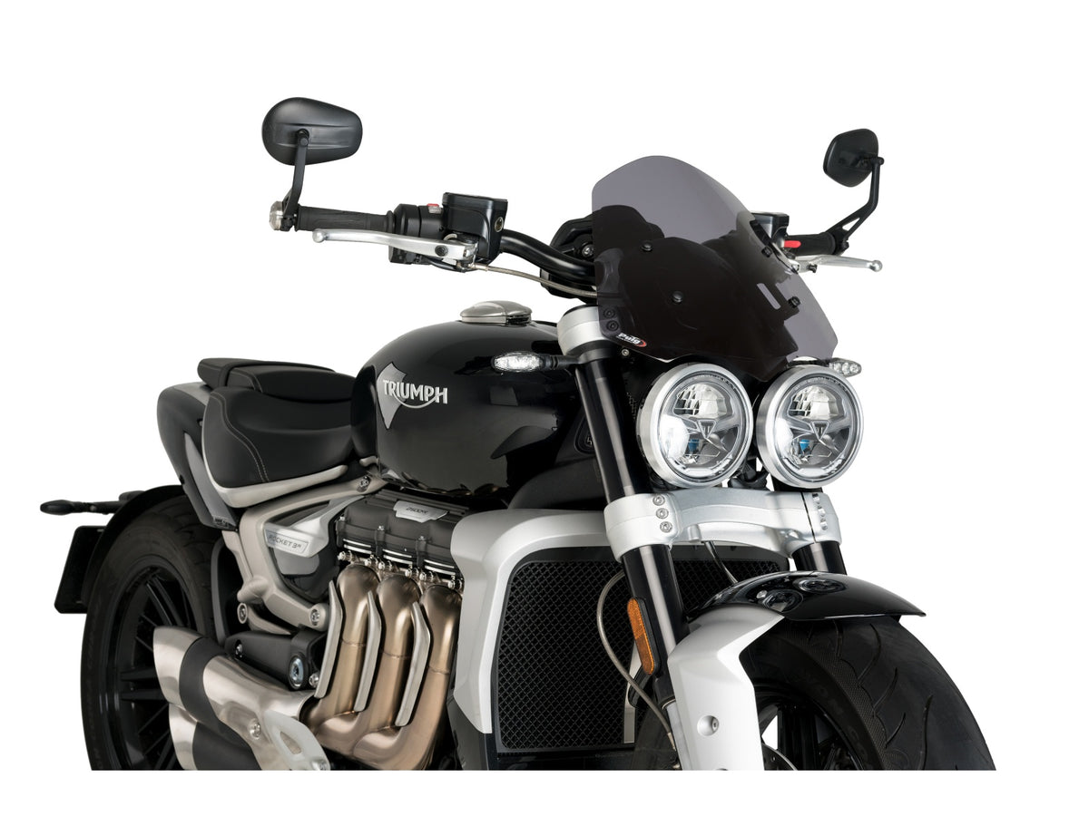 Puig New Generation Touring Screen In Clear for Triumph Rocket 3 Storm R (20-24) Main image