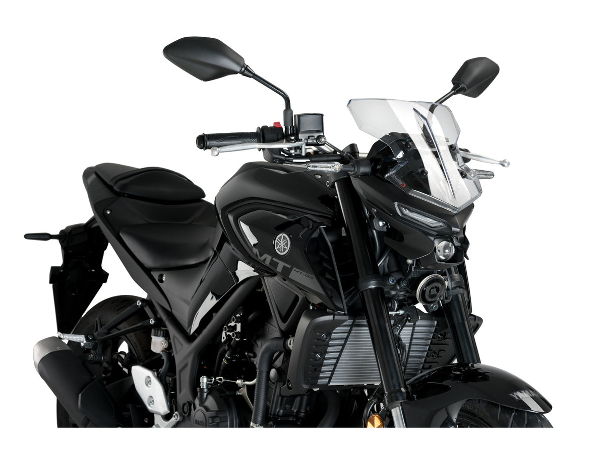 Puig New Generation Sport Screen In Clear for Yamaha MT-03 (20-25)