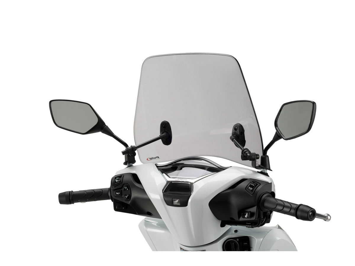 Puig Traffic Screen In Clear for Honda SH150i 4T E5 (21-25) Main image