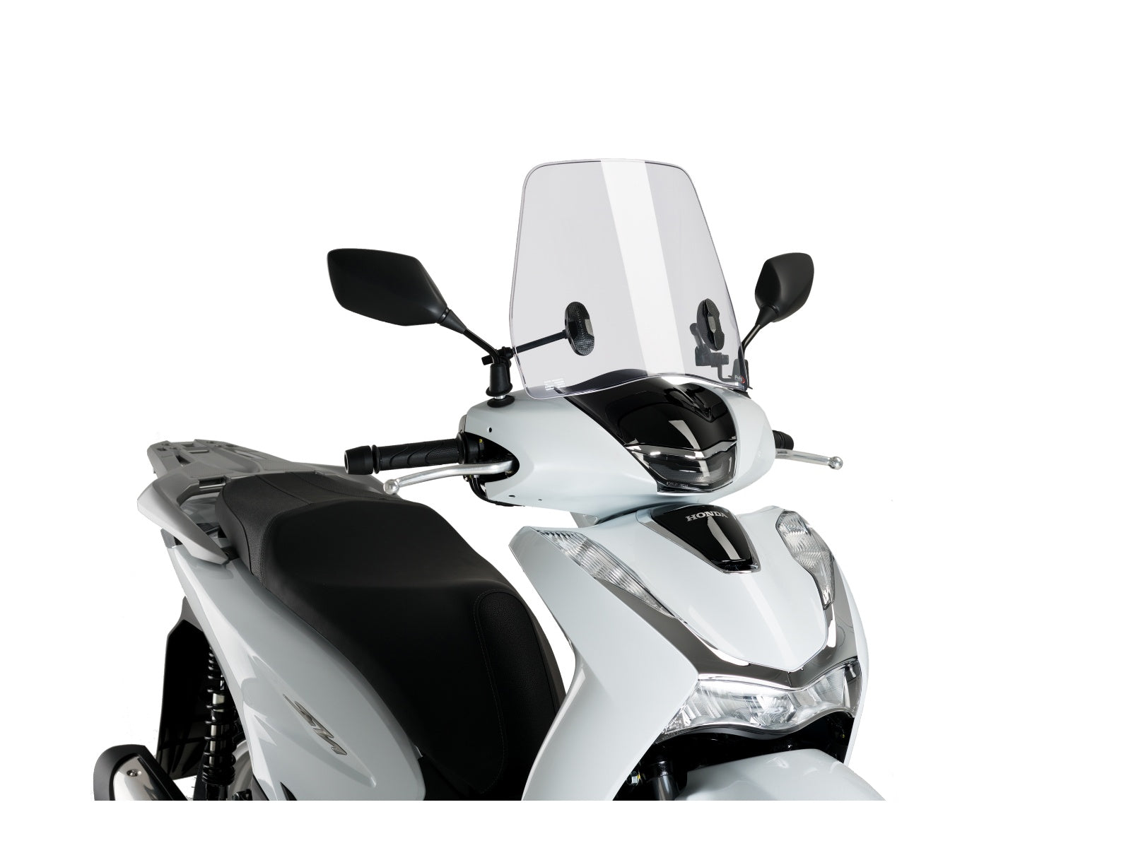 Puig Traffic Screen In Clear for Honda SH125i 4T E5 (21-25)