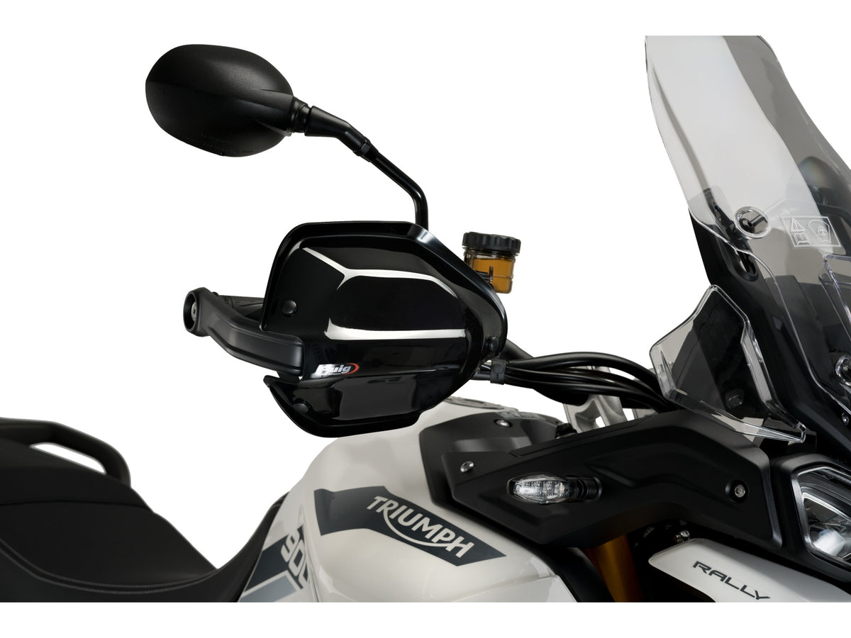 Puig Handguard Extensions In Clear for Triumph Tiger 900 GT Rally Aragon (23)