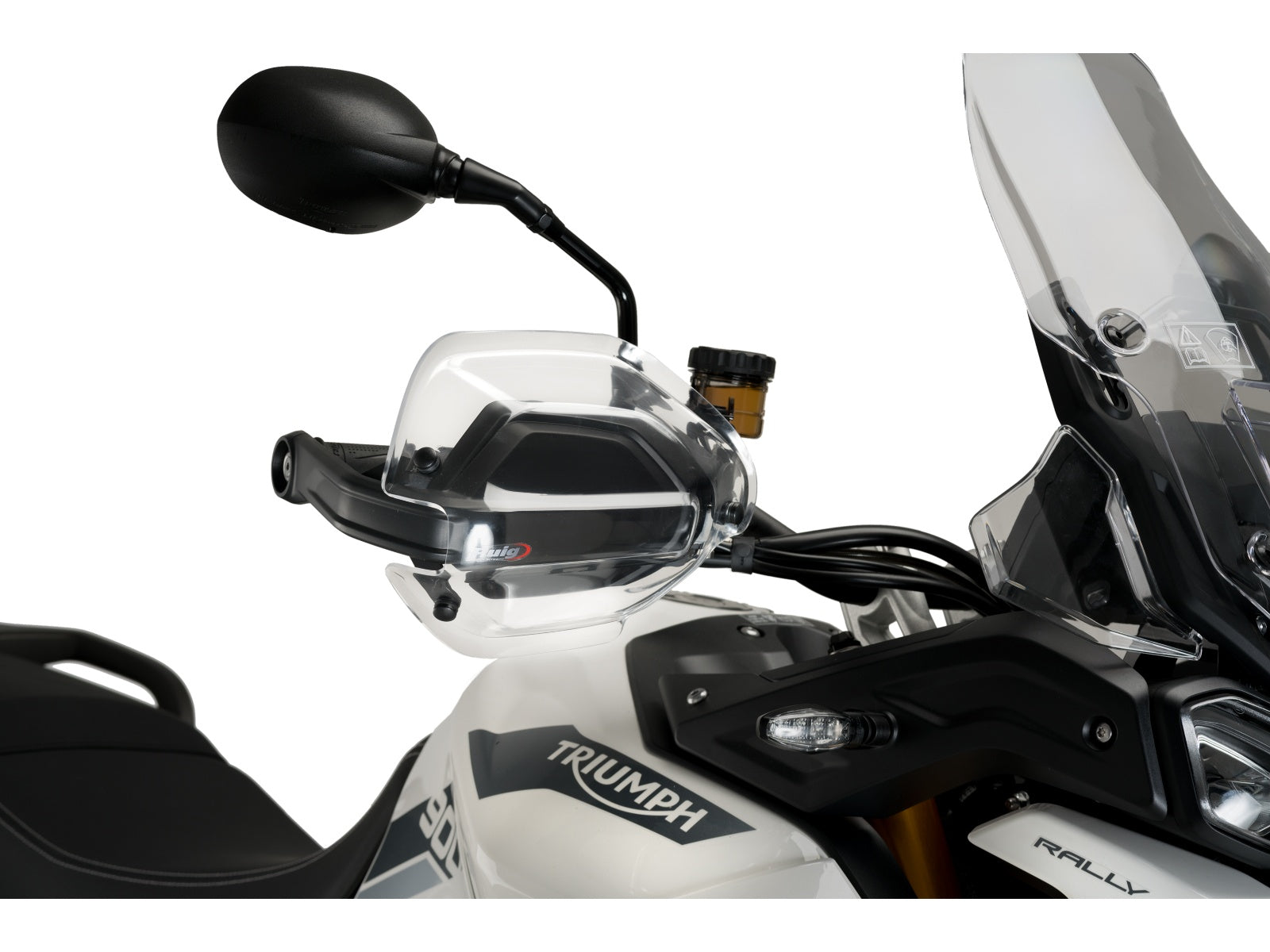 Puig Handguard Extensions In Clear for Triumph Tiger 900 GT (20-25)