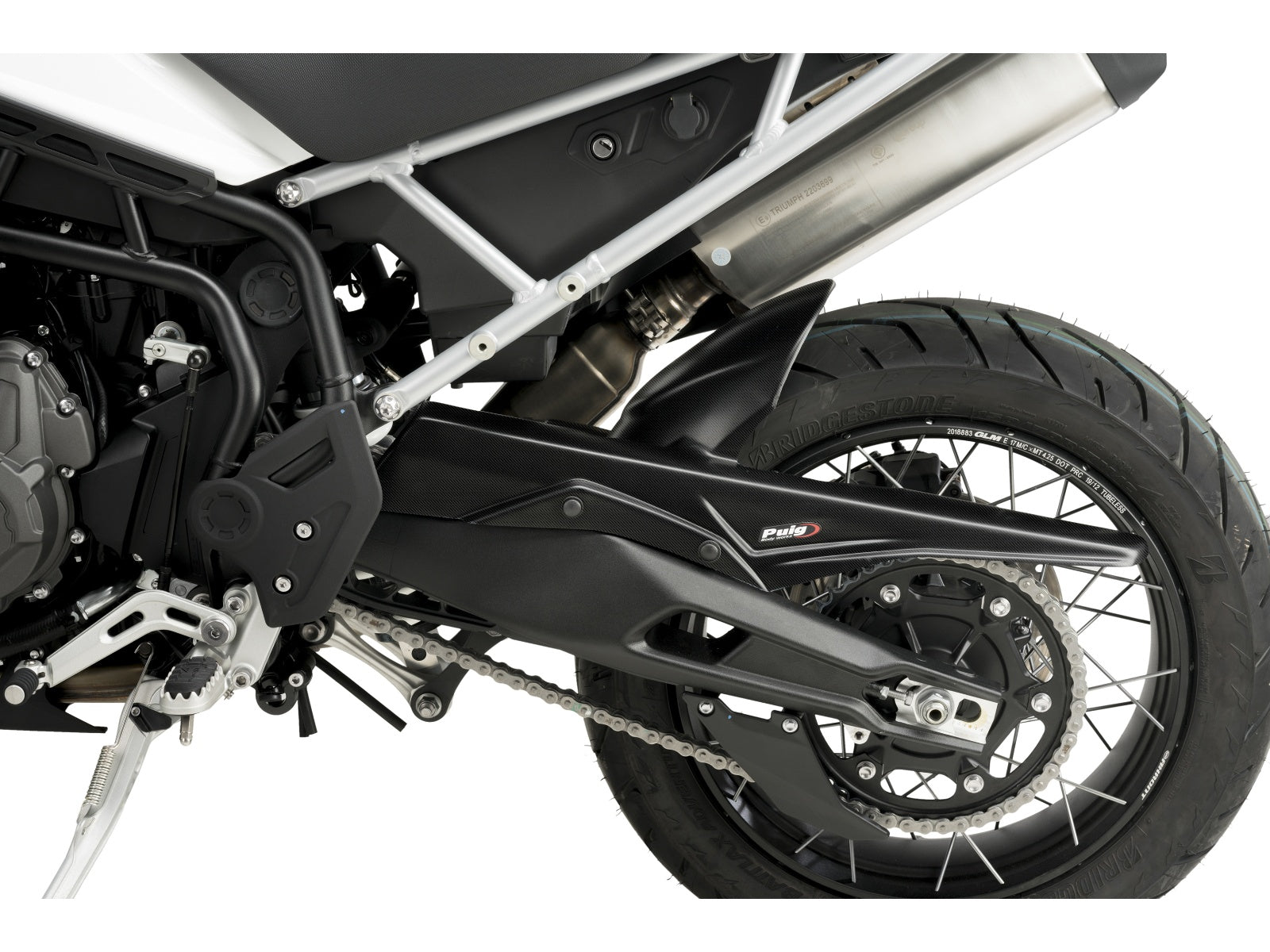 Puig Hugger In Matt Black for Triumph Tiger 900 GT Aragon (23)