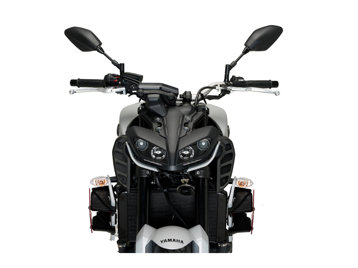 Puig Naked Downforce Spoilers In Black for Yamaha MT-09 (17-20)