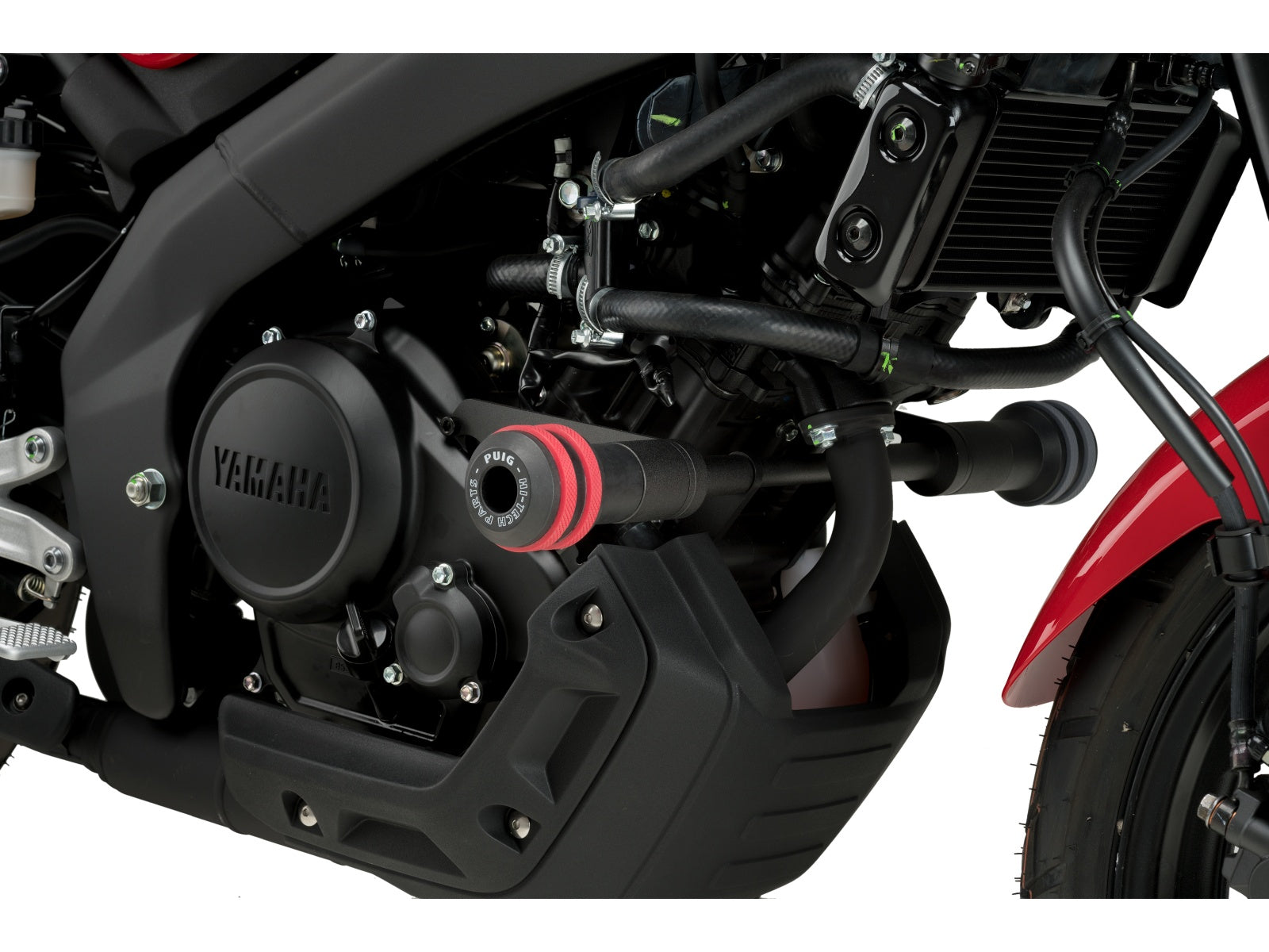 Puig Vintage Frame Sliders In Black for Yamaha XSR 125 (21-25)