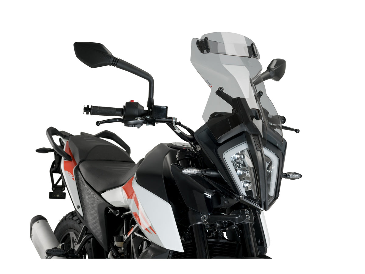 Puig Touring Screen With Extender In Light Smoke for KTM 390 Adventure (20-24)