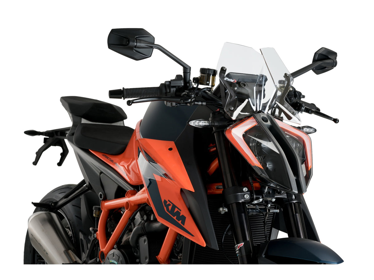 Puig New Generation Sport Screen In Clear for KTM 1290 Super Duke R Evo (22-23) Main image