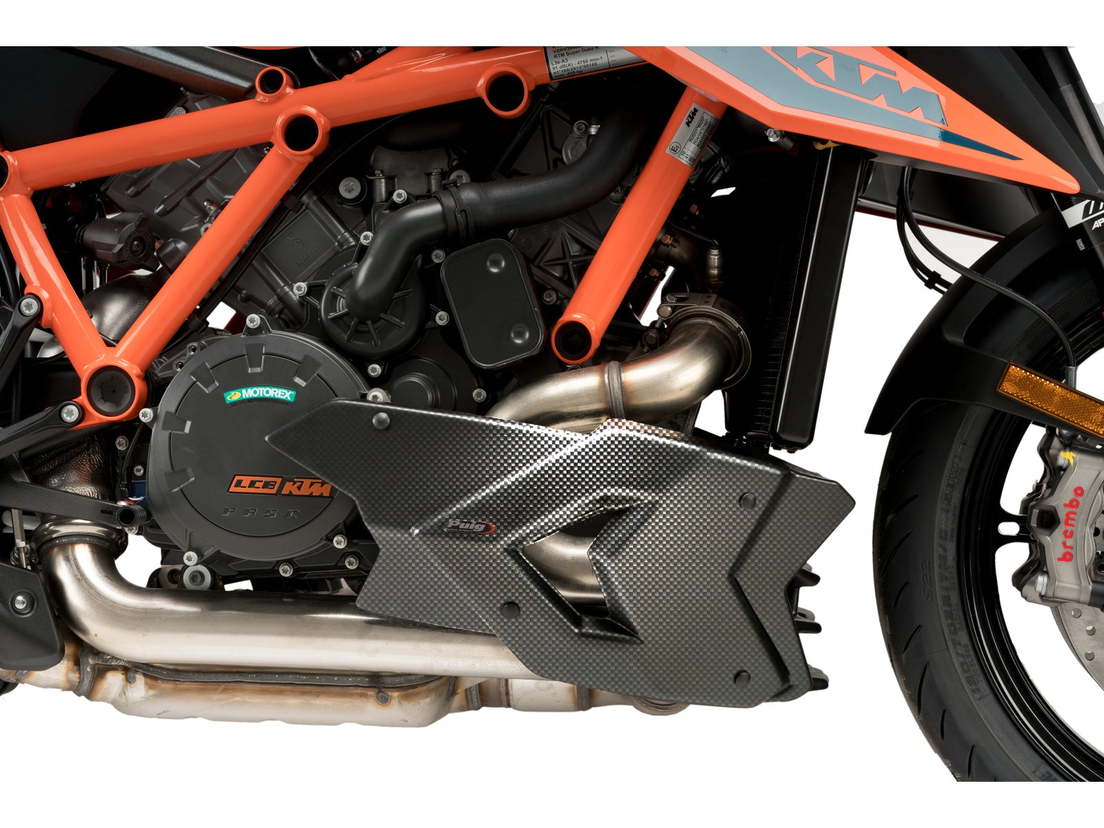 Puig Belly Pan In Matt Black for KTM 1390 Super Duke R Evo (24-25)