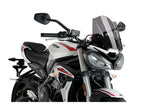 Puig New Generation Sport Screen In Clear for Triumph Street Triple 765 R Low (21-22)