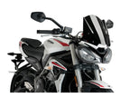 Puig New Generation Sport Screen In Clear for Triumph Street Triple 765 R Low (21-22)