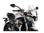 Puig New Generation Sport Screen In Clear for Triumph Street Triple 765 R (21-22)