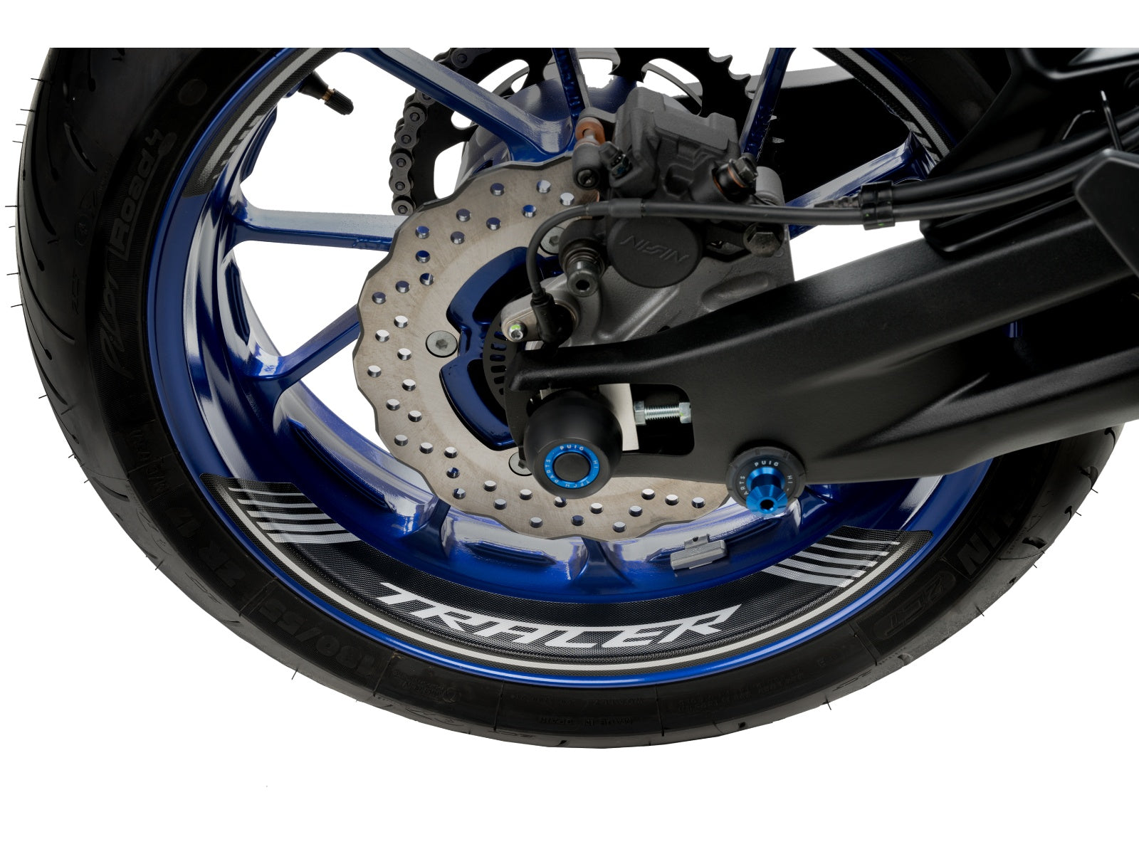 Puig Swing Arm Protector In Black for Yamaha Tracer 7 (21-25)