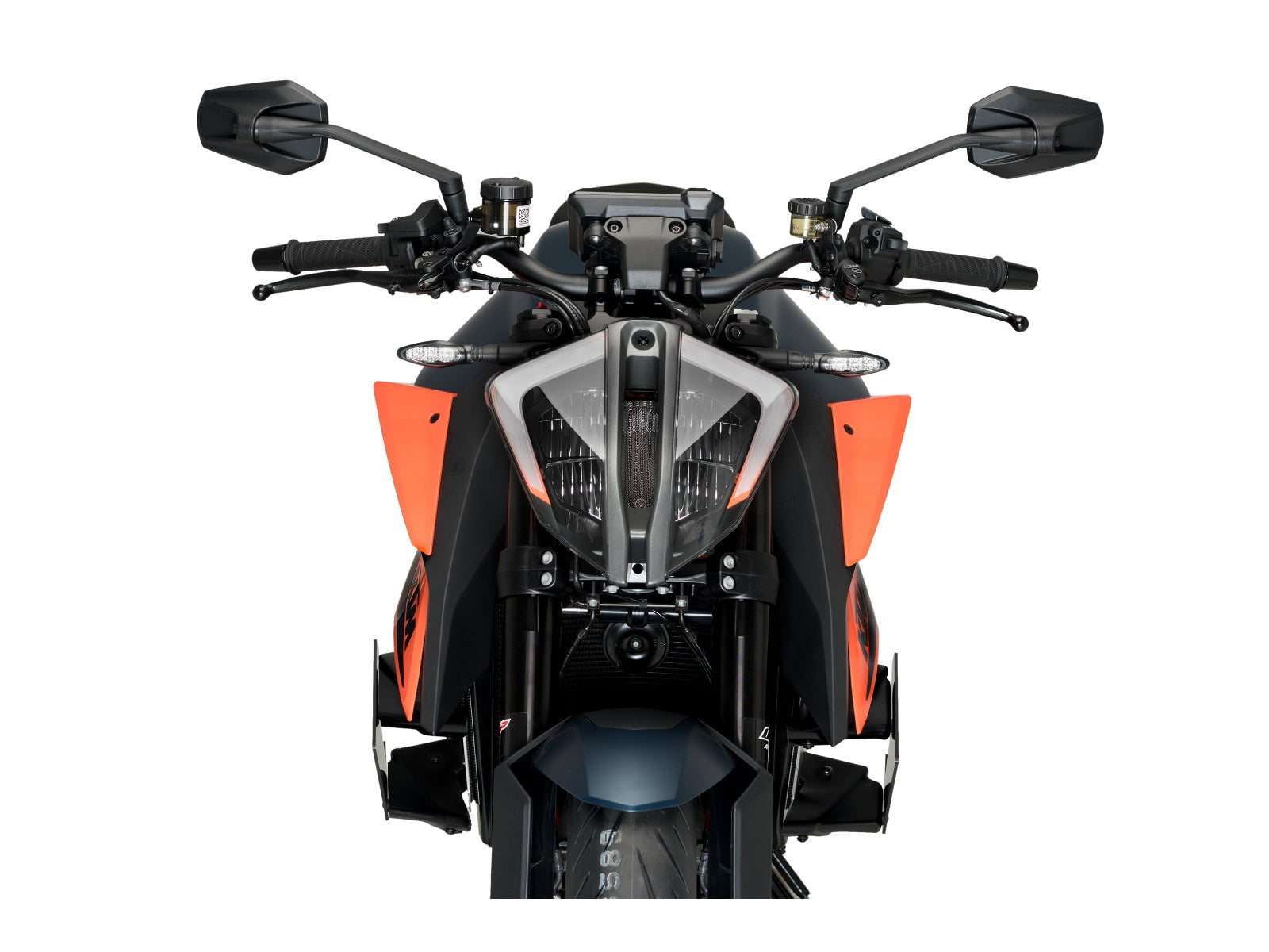 Puig Naked Downforce Spoilers In Black for KTM 1290 Super Duke R (20-24)