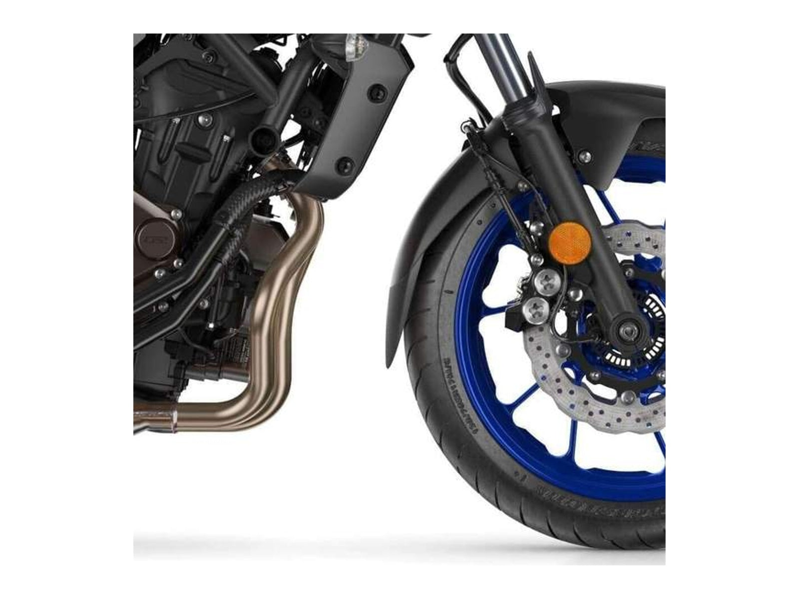 Puig Front Mudguard Extender In Black for Yamaha Tracer 7 (21-25)