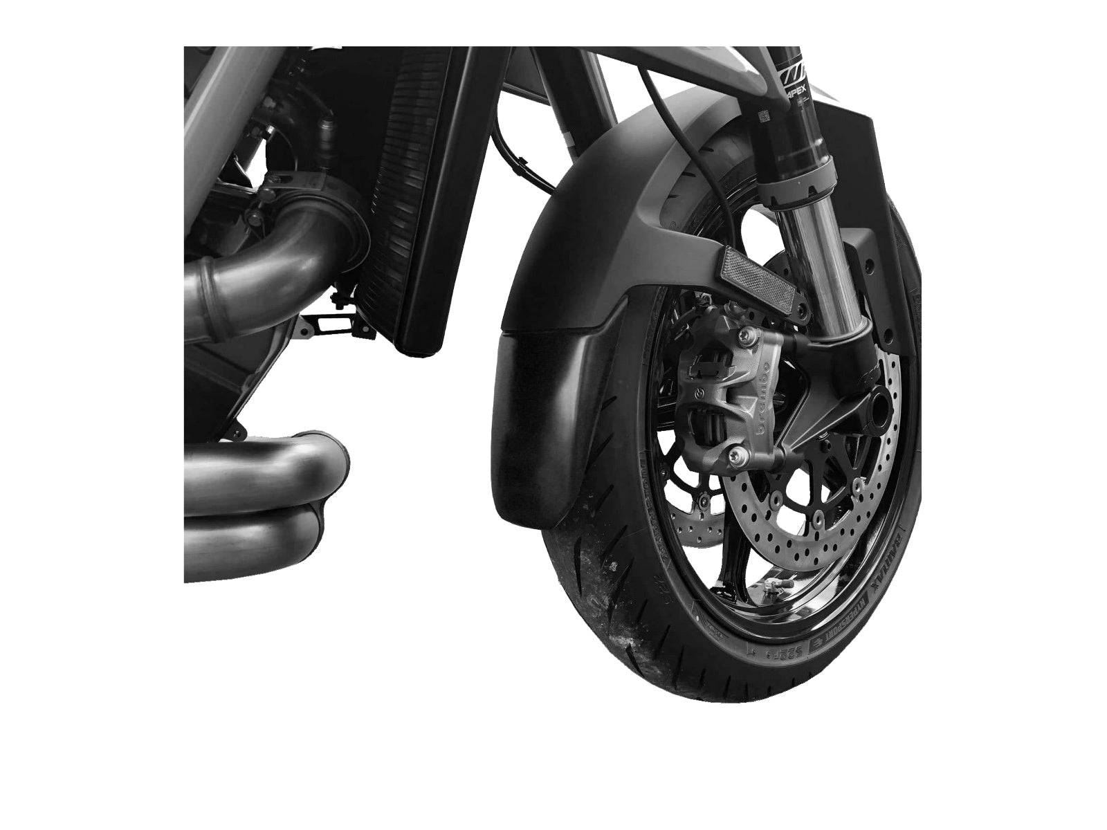 Puig Front Mudguard Extender In Black for KTM 1390 Super Duke R Evo (24-25)
