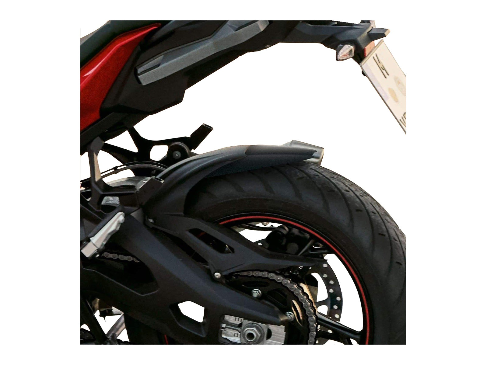 Puig Rear Mudguard Extender In Matt Black for BMW S1000 XR (20-25)