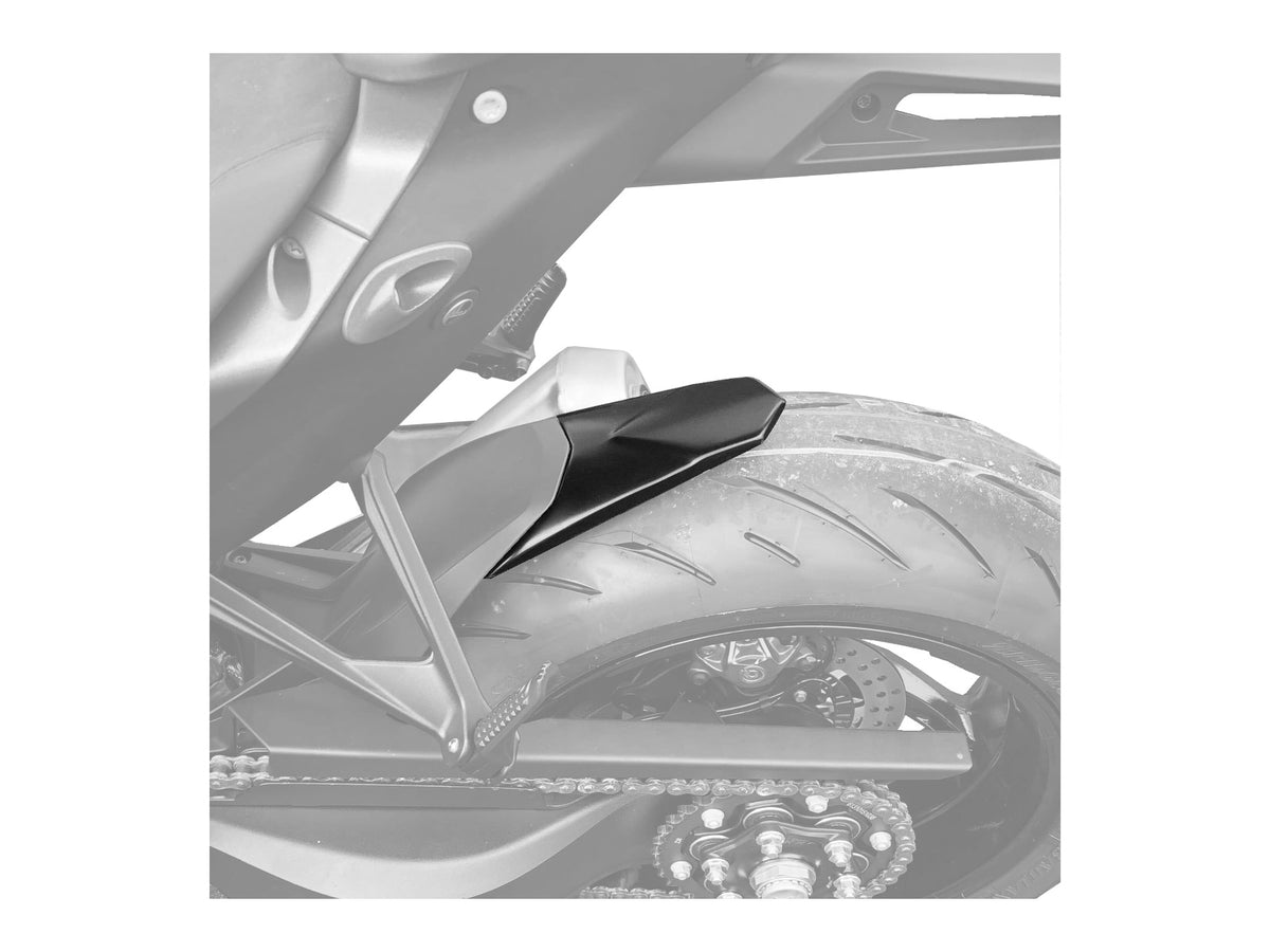 Puig Rear Mudguard Extender In Matt Black for KTM 1290 Super Duke R Evo (22-23)