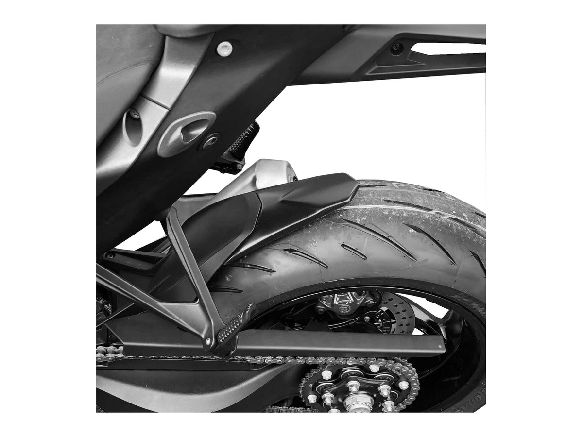 Puig Rear Mudguard Extender In Matt Black for KTM 1290 Super Duke R Evo (22-23)