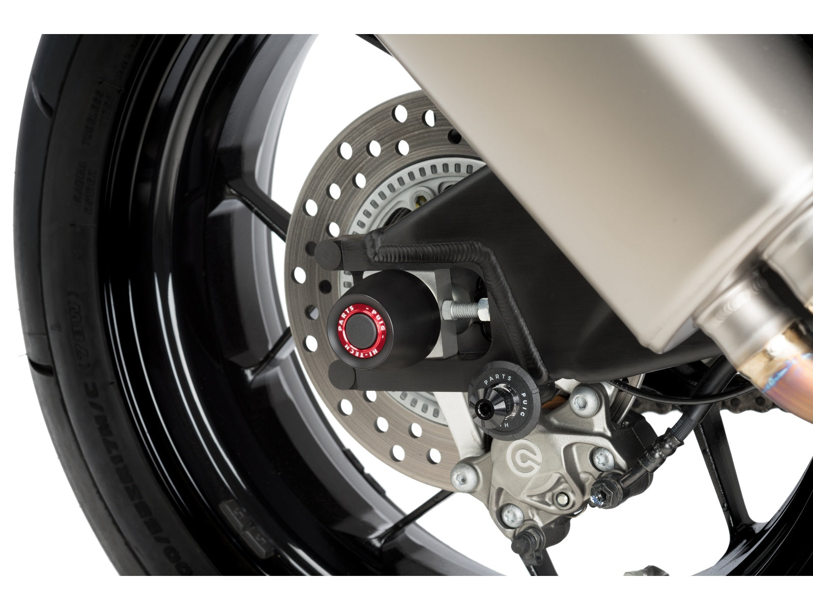 Puig Swing Arm Protector In Black for Honda CBR1000RR-R Fireblade SP (20-25)