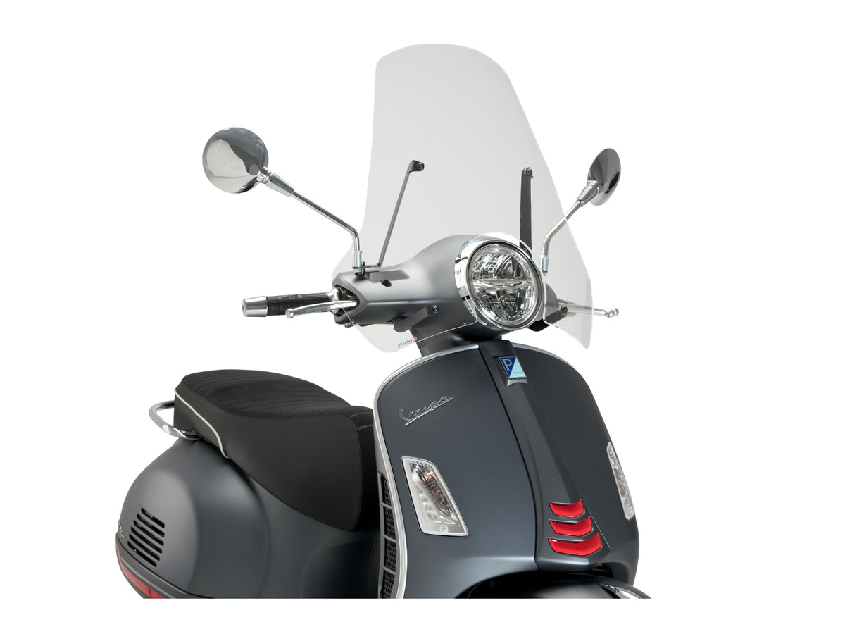 Puig GTS Touring Screen In Clear for Piaggio GTS 125 (07-25)