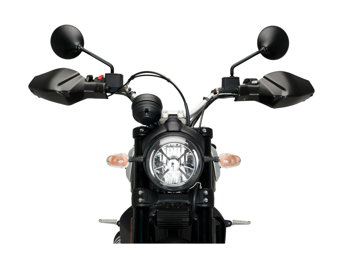 Puig Handguards In Matt Black for Ducati Scrambler Desert Sled (20)