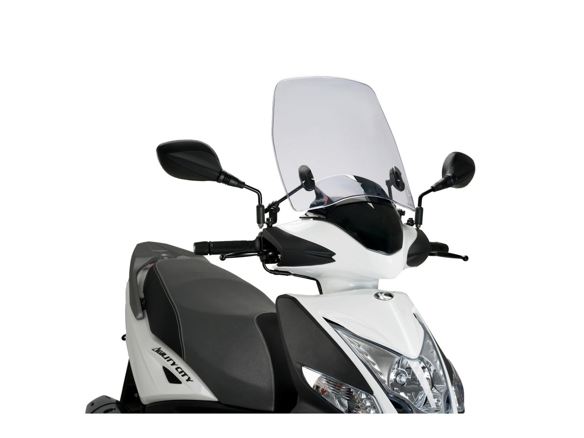Puig Traffic Screen In Clear for Kymco Agility City 125 (20-23)