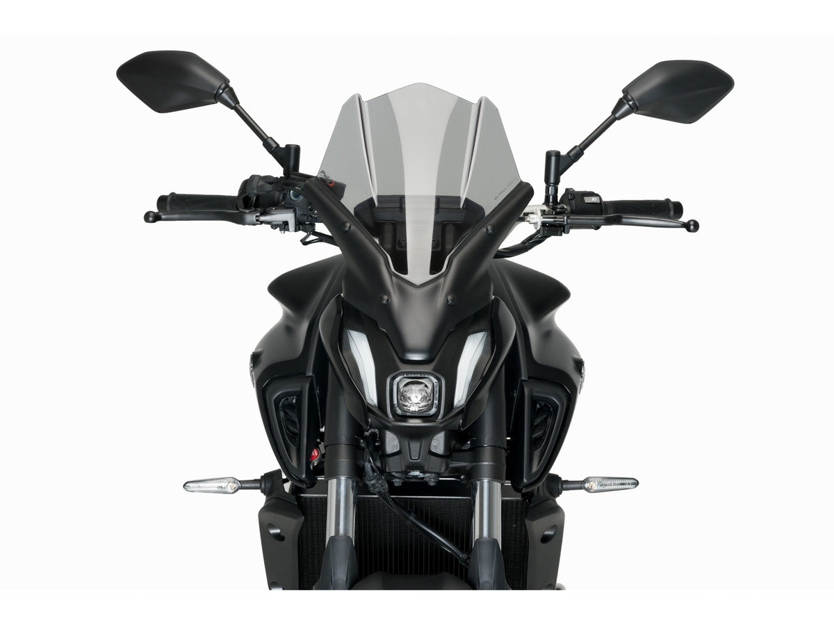 Puig New Generation Touring Screen In Clear for Yamaha MT-07 Pure (23-24)