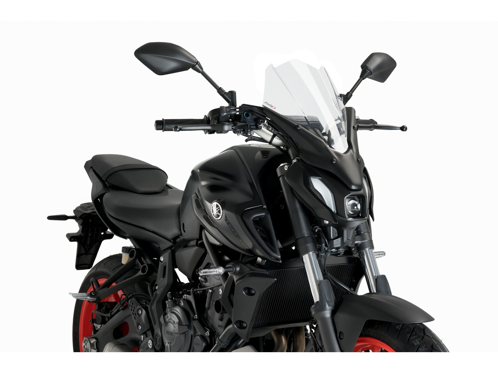 Puig New Generation Touring Screen In Clear for Yamaha MT-07 Pure (23-24)