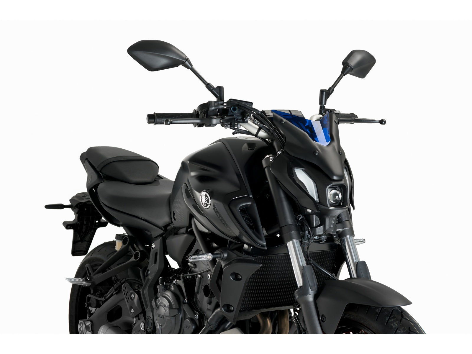 Puig New Generation Sport Screen In Black for Yamaha MT-07 (21-24)