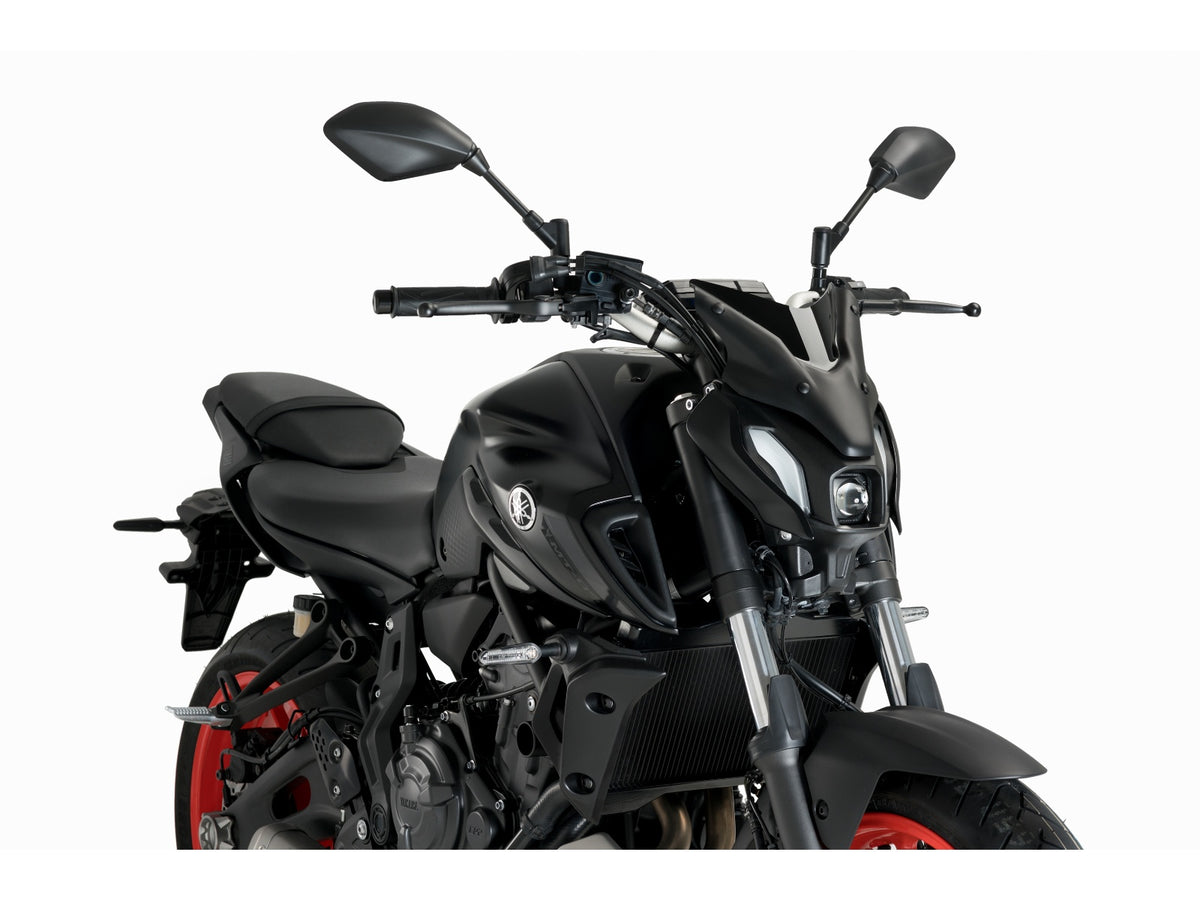 Puig New Generation Sport Screen In Black for Yamaha MT-07 (21-24)