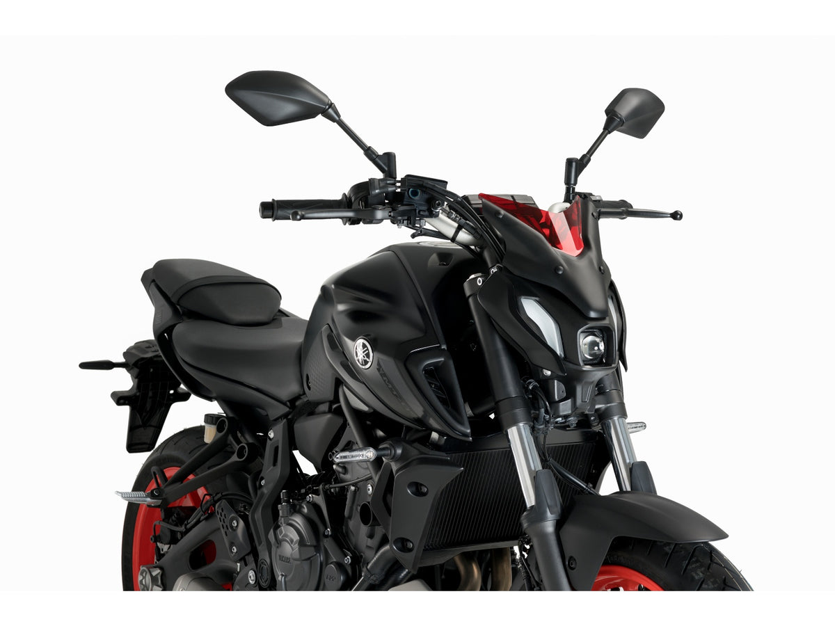Puig New Generation Sport Screen In Black for Yamaha MT-07 (21-24)
