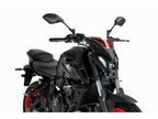 Puig New Generation Sport Screen In Black for Yamaha MT-07 Pure (23-24)