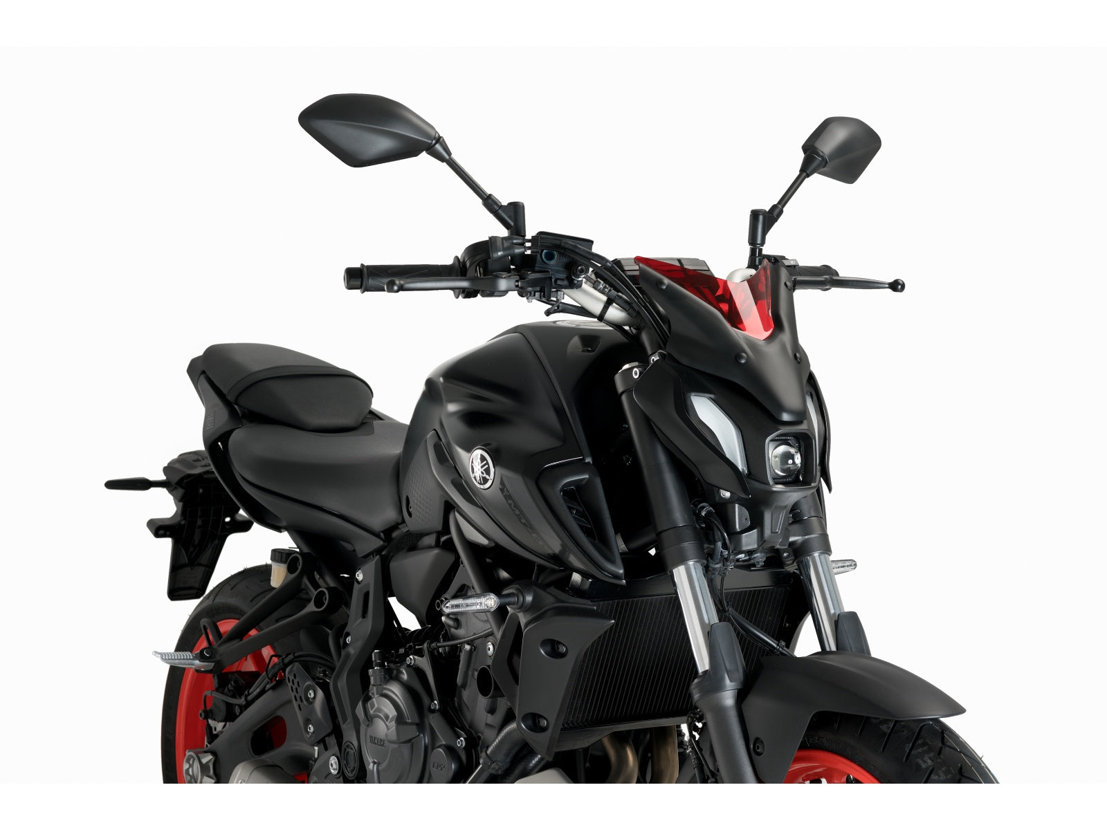 Puig New Generation Sport Screen In Black for Yamaha MT-07 Pure (23-24)