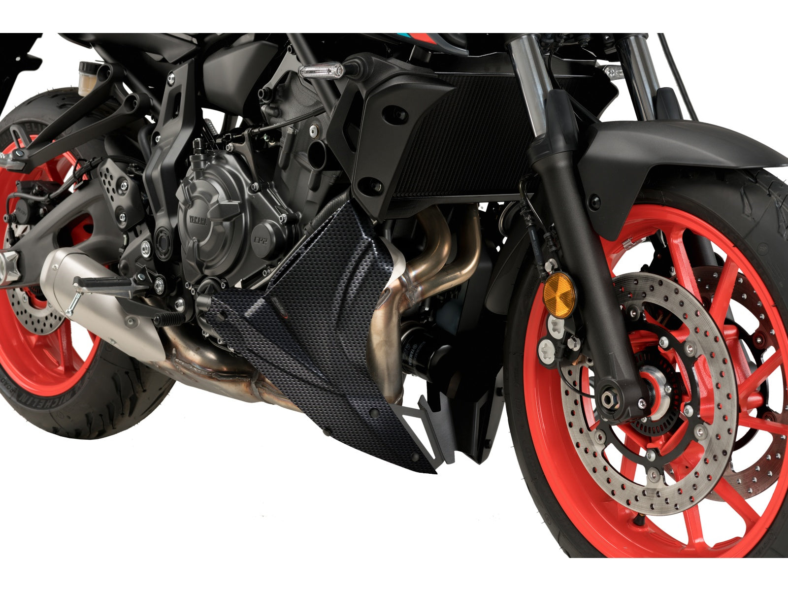Puig Belly Pan In Matt Black for Yamaha MT-07 Pure (23-24)
