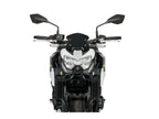 Puig Naked Front Downforce Spoilers In Matt Black for Kawasaki Z900 SE (22-24)