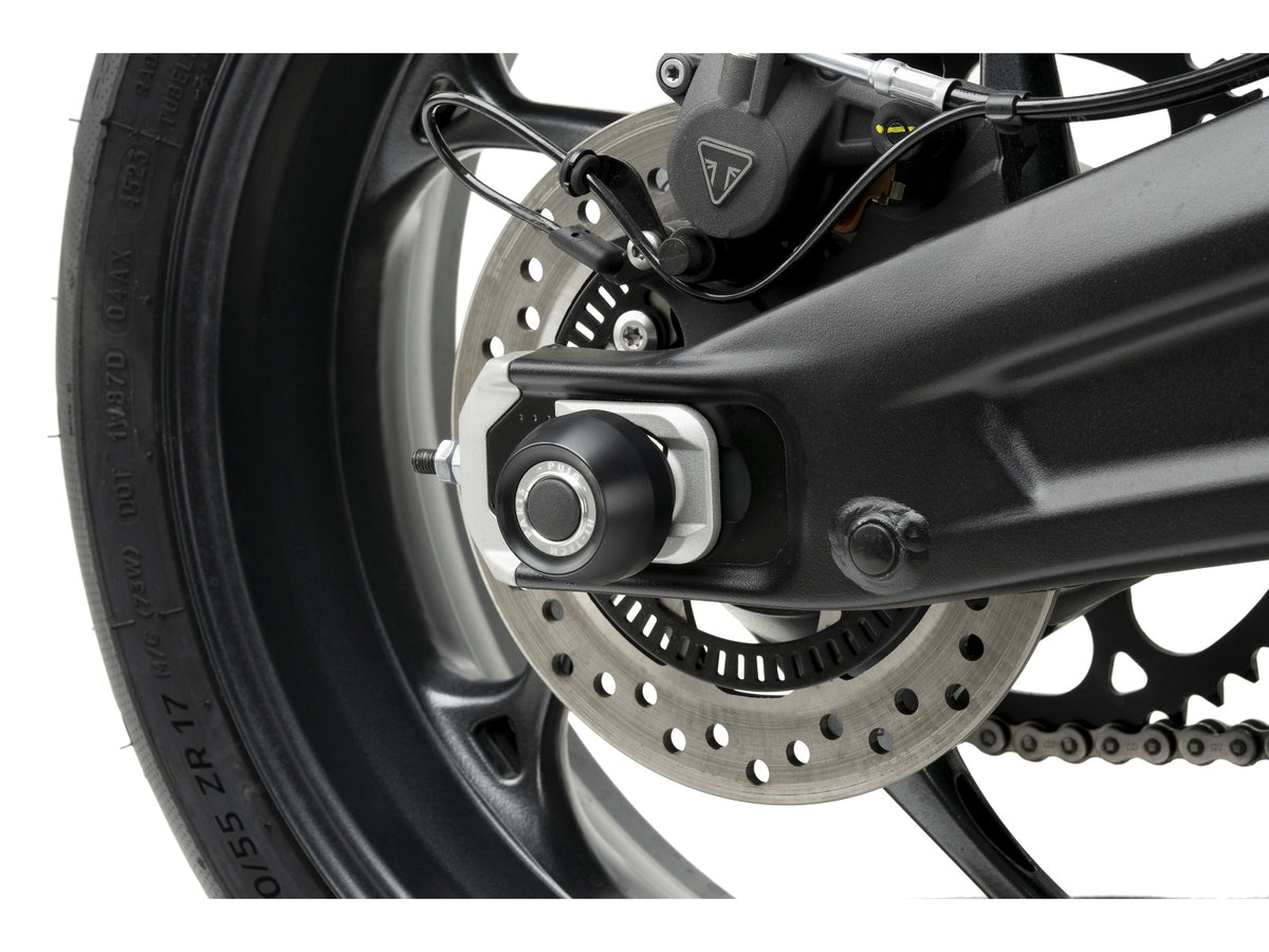 Puig Swing Arm Protector In Black for Triumph Daytona 600 (24-25)