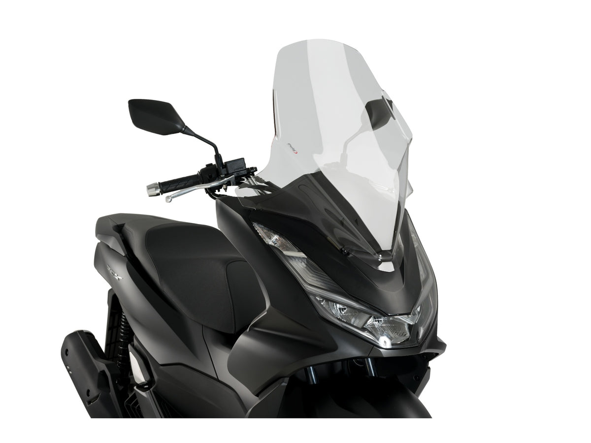 Puig V-Tech Line Touring Screen In Clear for Honda PCX 125 (21-24) Main image