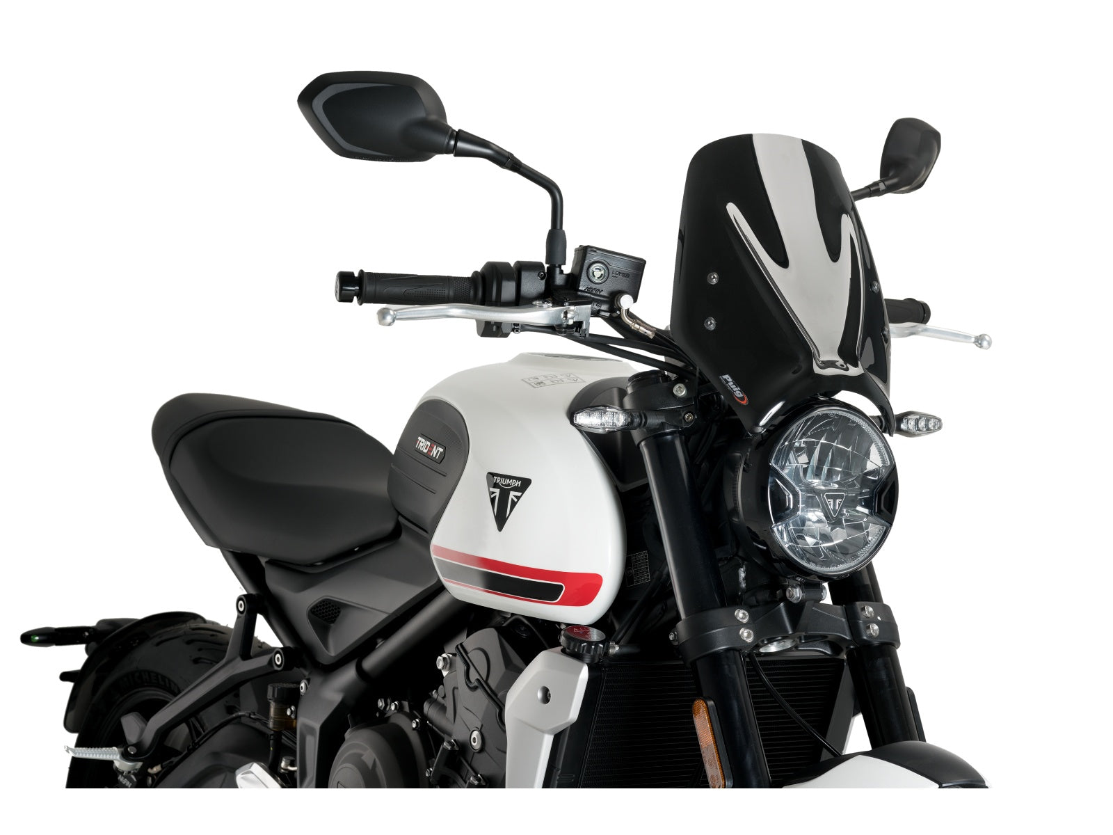 Puig New Generation Sport Screen In Clear for Triumph Trident 660 (21-25)