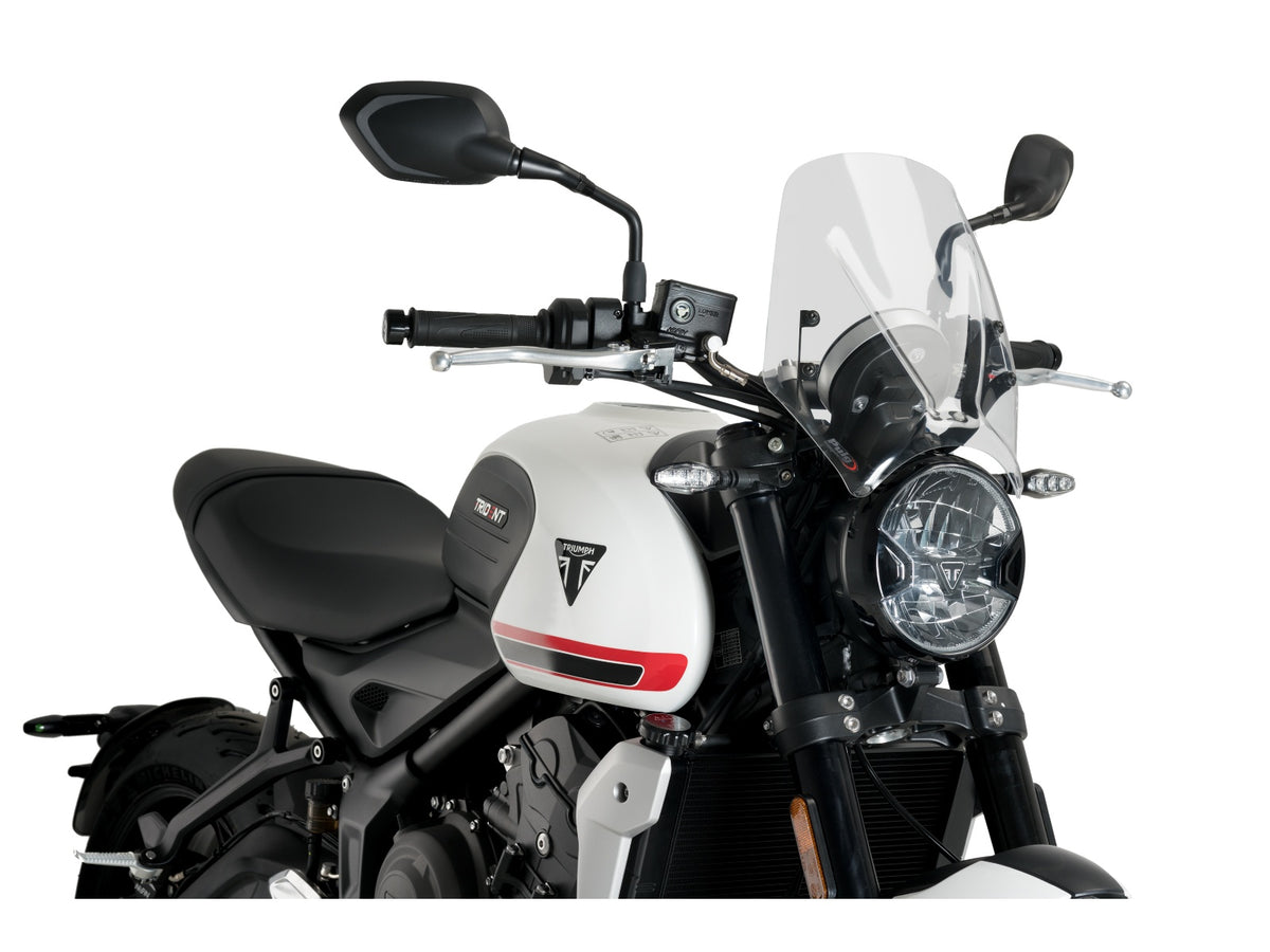 Puig New Generation Sport Screen In Clear for Triumph Trident 660 (21-25) Main image