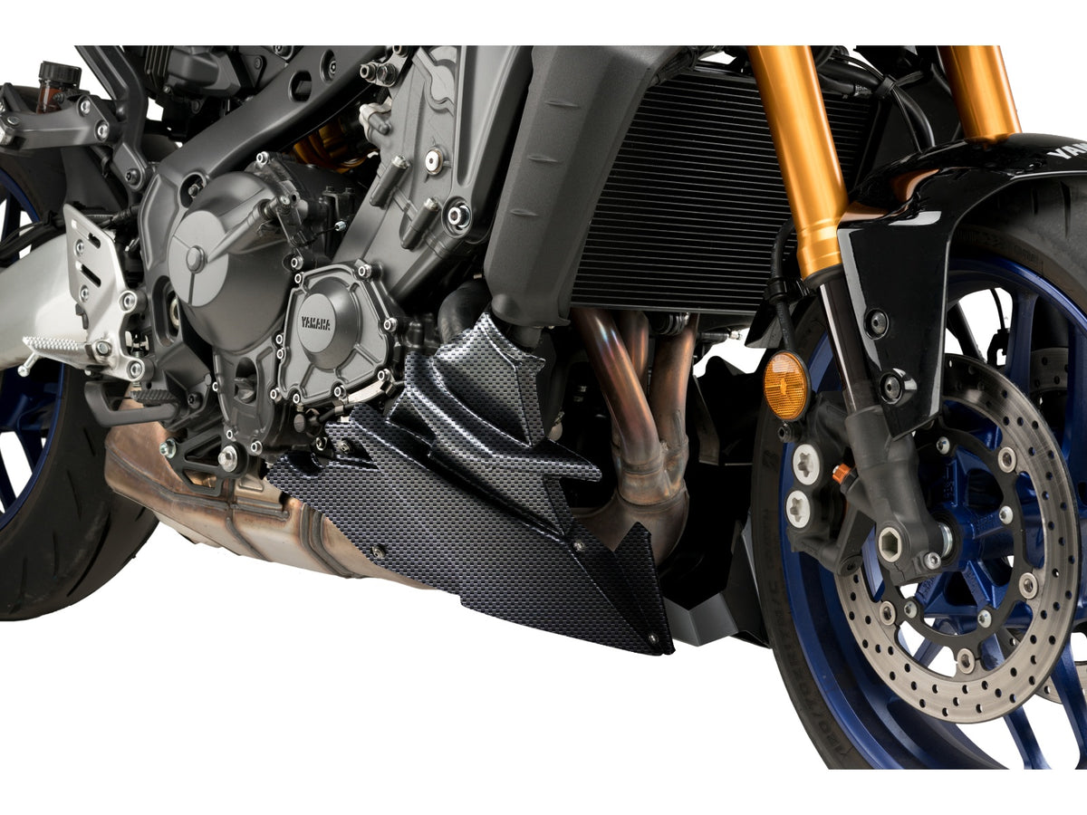 Puig Belly Pan In Matt Black for Yamaha Tracer 9 (21-24)