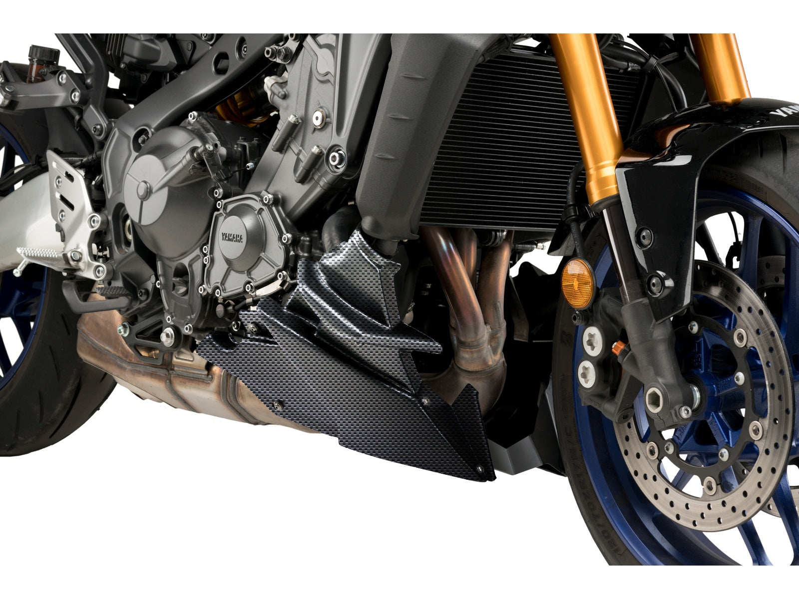 Puig Belly Pan In Matt Black for Yamaha Tracer 9 GT (21-24)