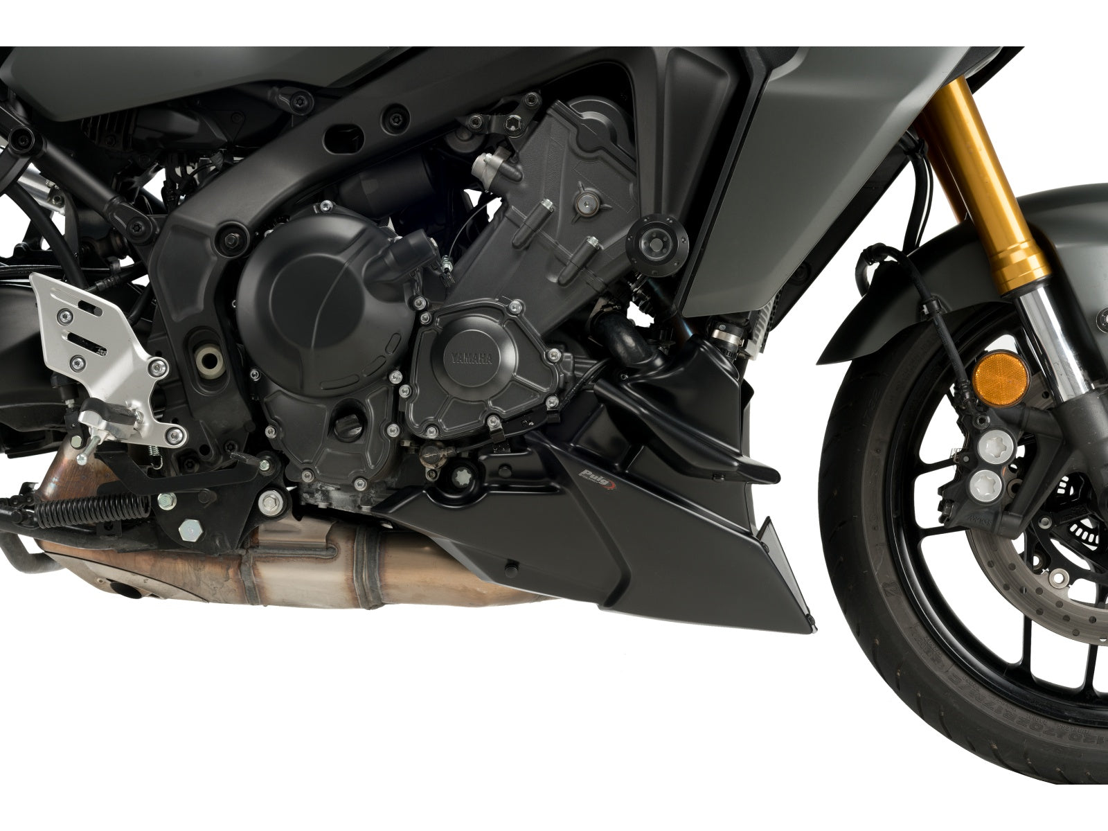 Puig Belly Pan In Matt Black for Yamaha Tracer 9 GT (21-24)