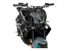 Puig GP Front Downforce Spoilers In Black for Yamaha MT-09 SP (21-23)