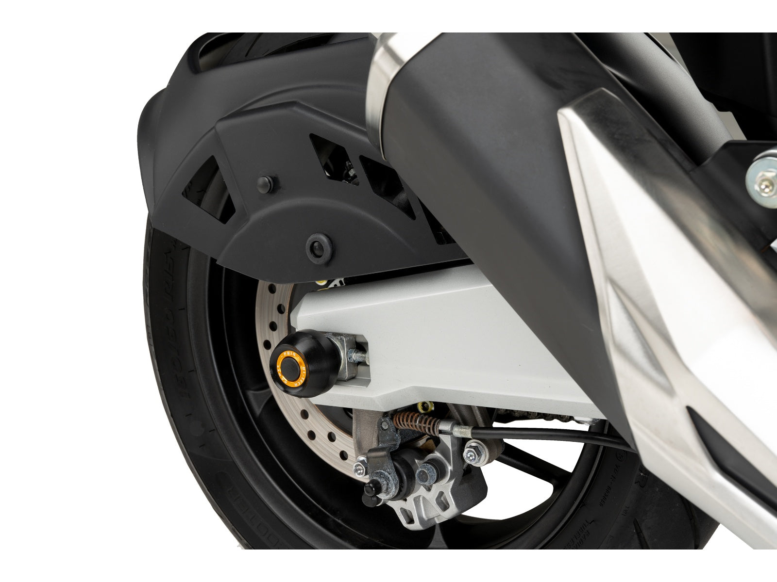 Puig Swing Arm Protector In Black for Honda Forza 750 (21-24)