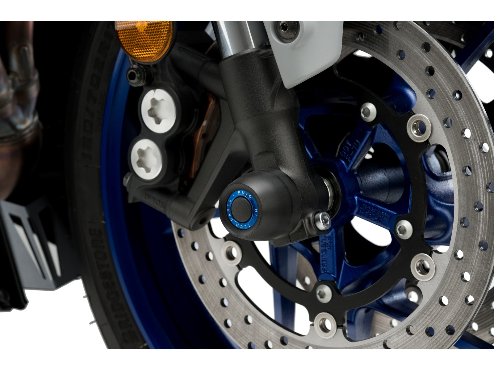 Puig Front Fork Protector In Black for Yamaha MT-09 (21-25)