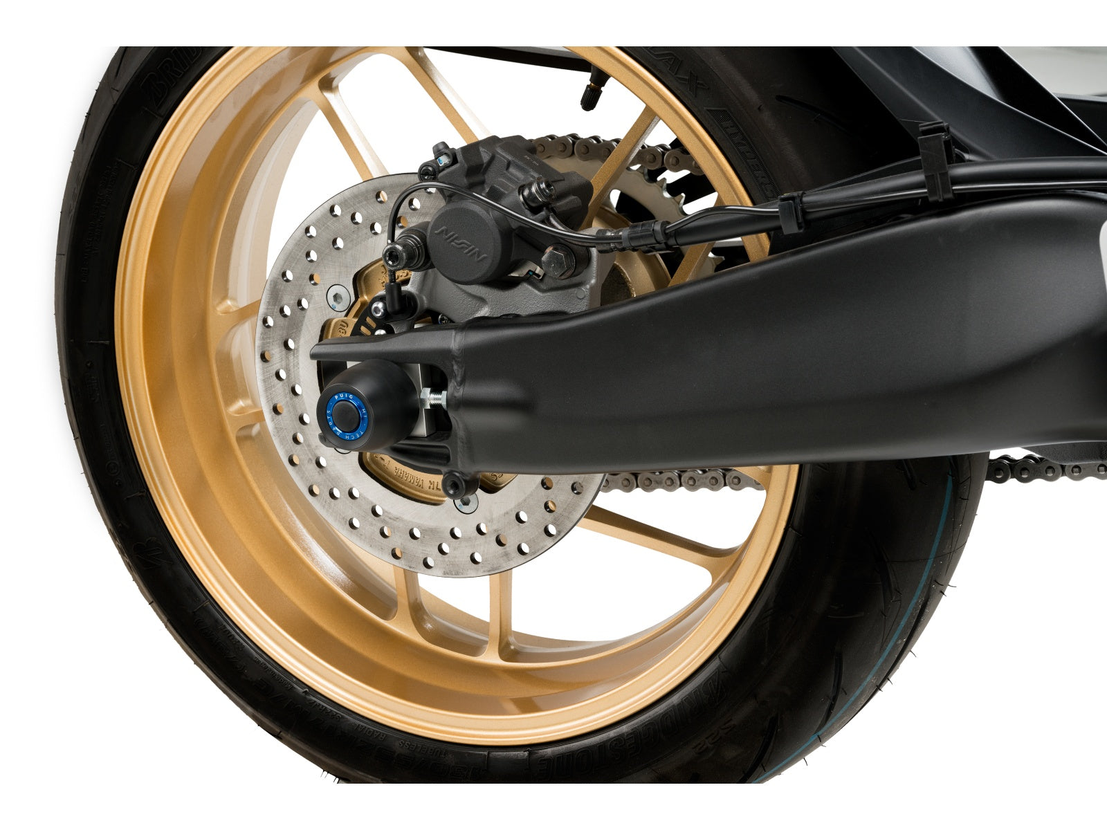 Puig Swing Arm Protector In Black for Yamaha XSR 900 (22-25)