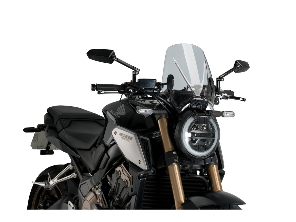 Puig Mito Screen In Clear for Honda CB650 R Neo Sports Cafe (19-23)