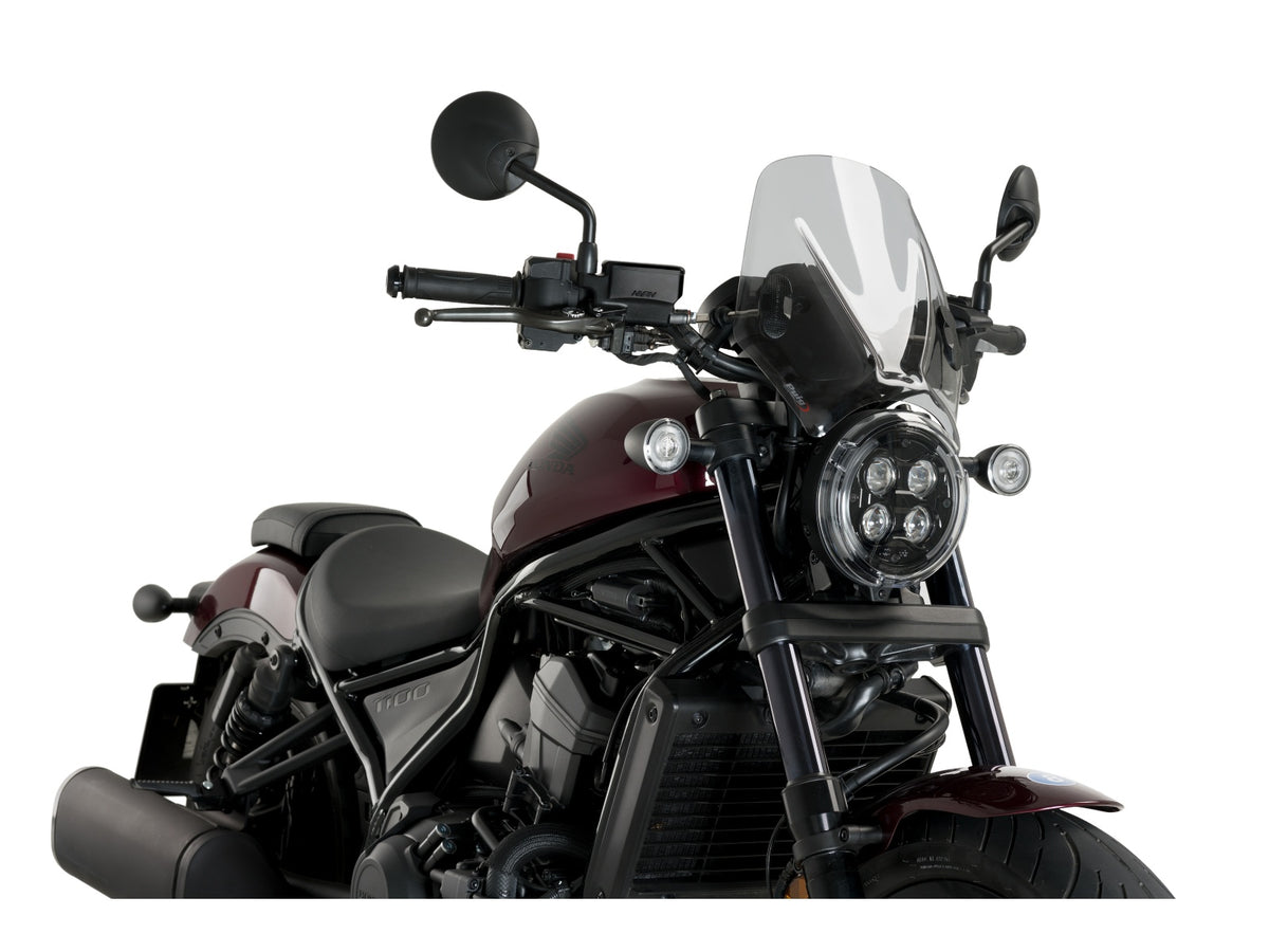 Puig Mito Screen In Clear for Honda CMX1100 Rebel (21-25) Main image