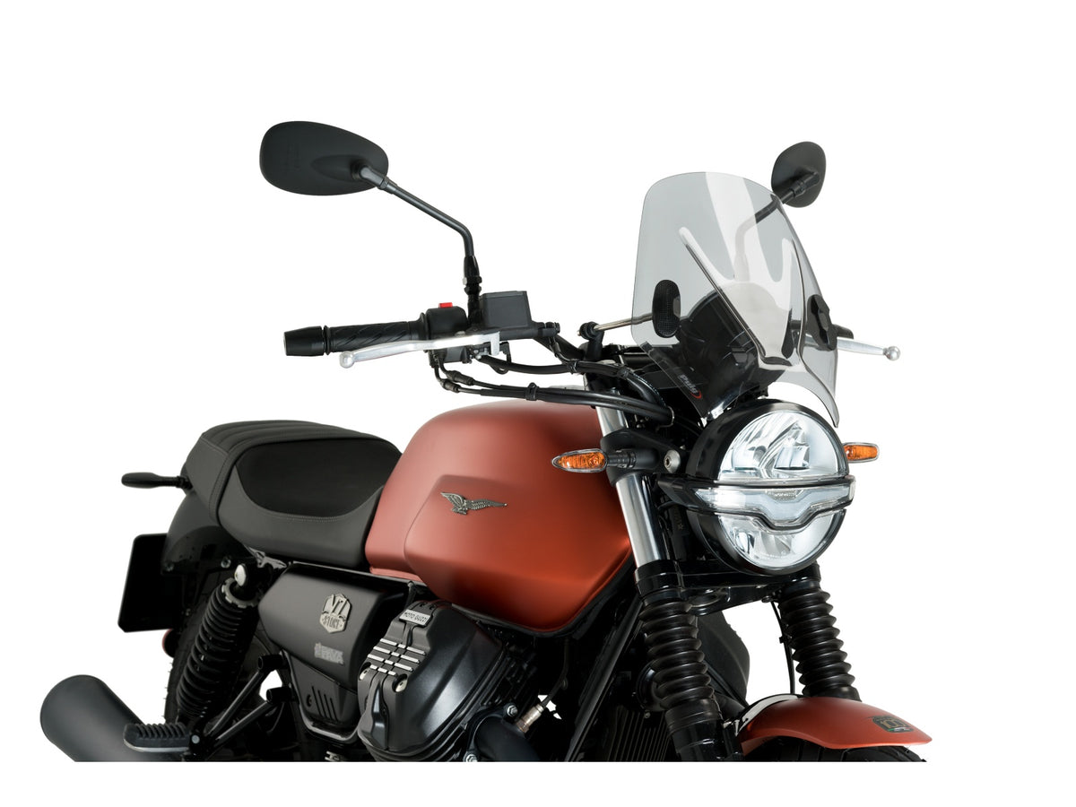Puig Mito Screen In Clear for Moto Guzzi V7 Stone Ten (24-25) Main image